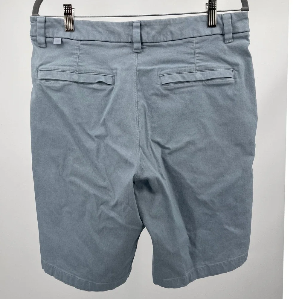 Lululemon Commission Shorts Mens 34 Blue Grey‎ Chino Athletic Minimalist Golf